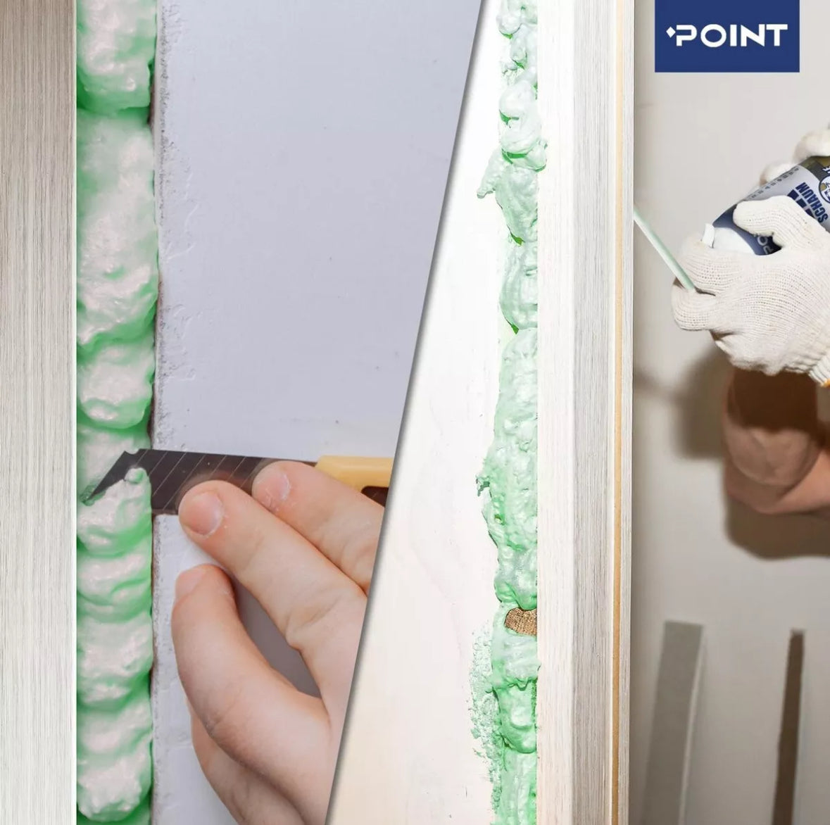 POINT 2K PU Zargenschaum 400 ml