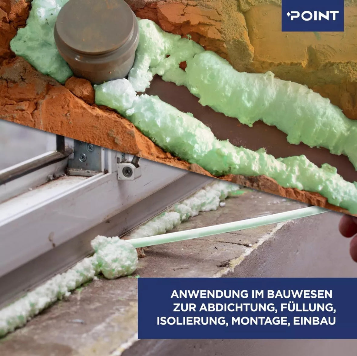 POINT 2K PU Zargenschaum 400 ml