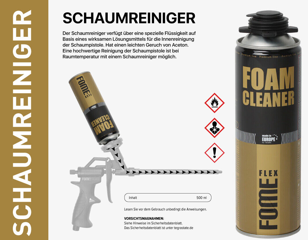 Fome Flex Pistolenreiniger PU 500ml