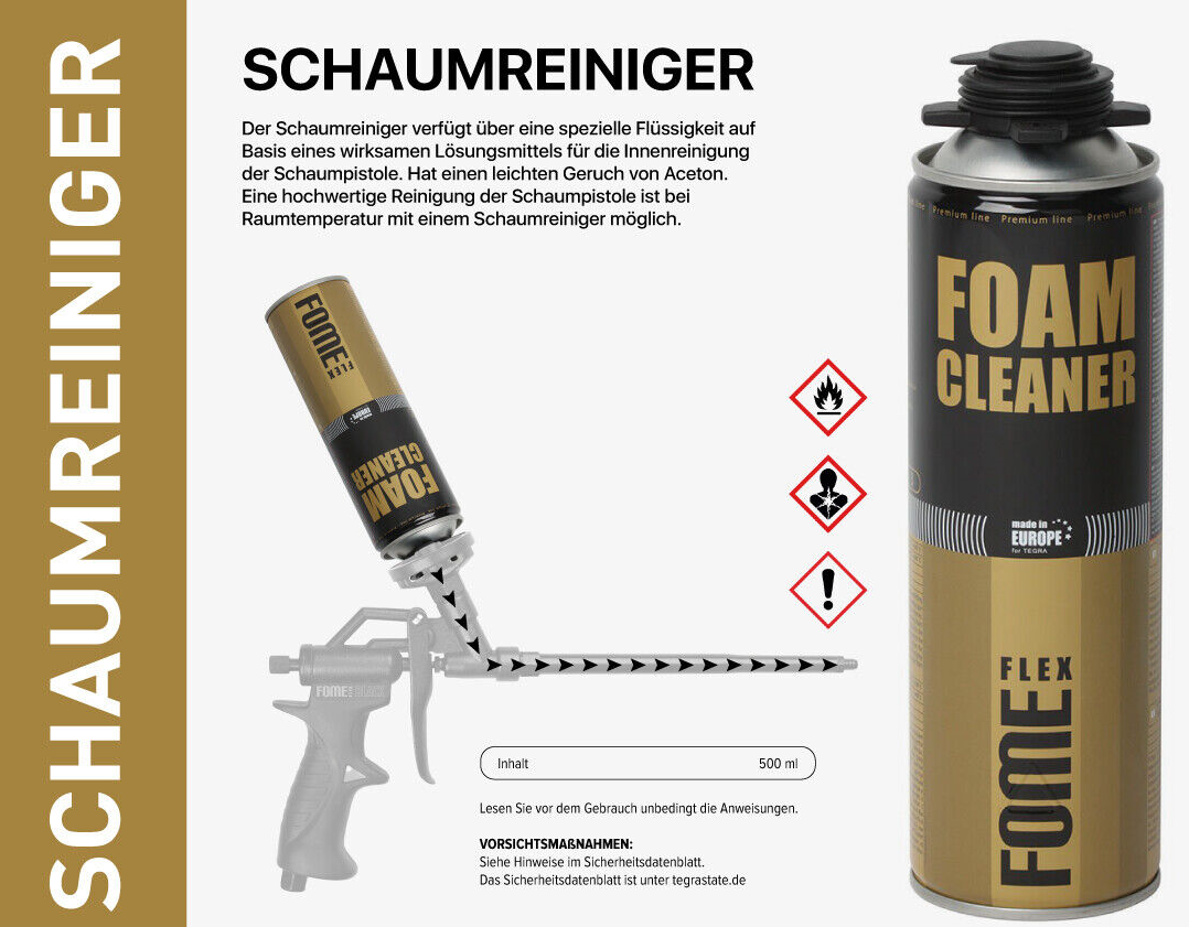 Fome Flex Montageschaum-Reiniger  500ml