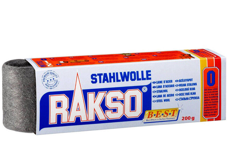 Stahlwolle von Rakso - 200 g Paket - APATINA - Fachhandel für Stahlwolle von Rakso - 200 g Paket - APATINA - Fachhandel für