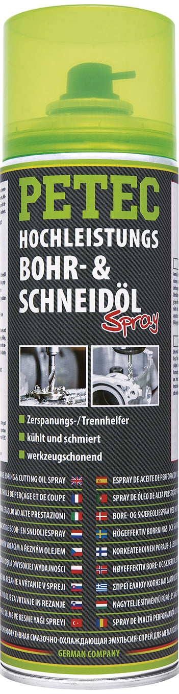 PETEC | Hochleistungs Bohr- & Schneidöl Spray 500ml