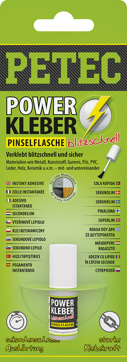 PETEC | POWER Kleber Pinselflasche 4 g