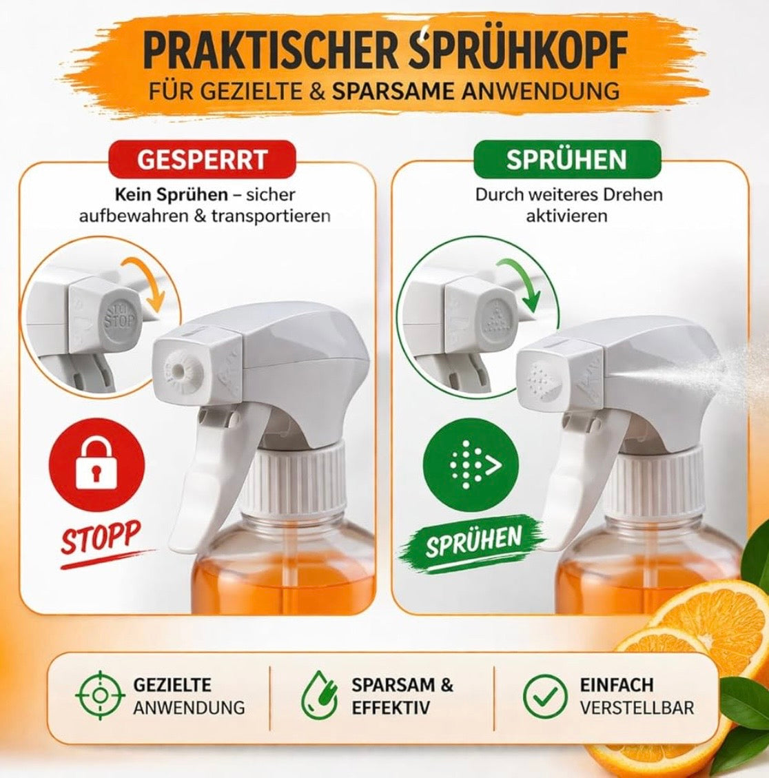 26 tec Aktiv Orangenöl Reiniger Konzentrat – Fett, Kleber & Harze lösen