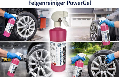 26 tec Aktiv Felgenreiniger Powergel – Bremsstaub & Schmutz entfernen