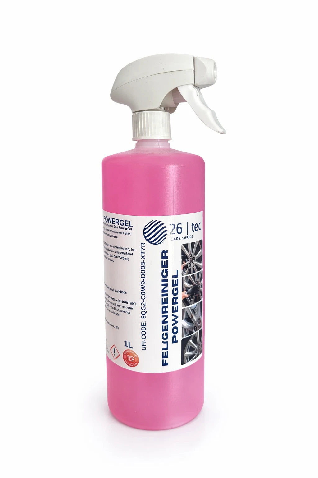 26 tec Aktiv Felgenreiniger Powergel – Bremsstaub & Schmutz entfernen