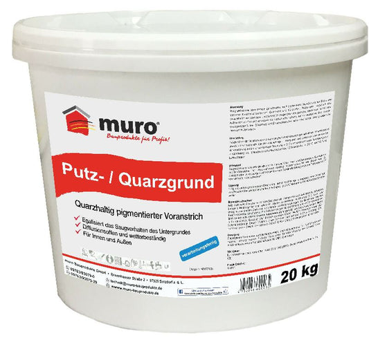 Putz-/ Quarzgrund pigmentiert gebrauchsfertig 20 Kg
