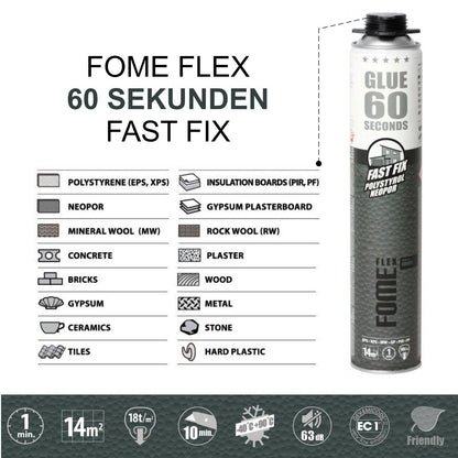 POINT WDVS KLEBESCHAUM 60 SECONDS 850ml ||Dämmstoffkleber||